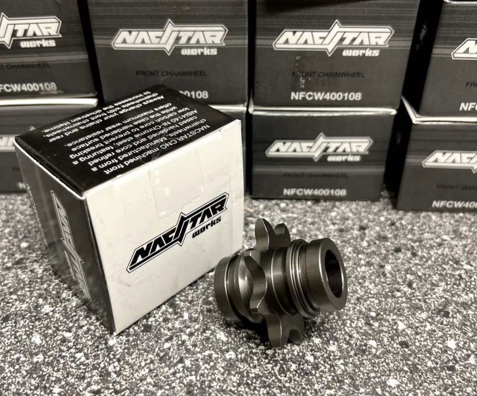 KTM SX-E5 Front Sprocket 8T Husqvarna EE5 Gas Gas MC-E5 NACSTAR 45445018008 - Image 2 of 4