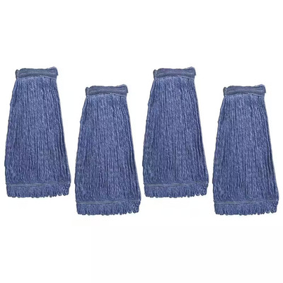 20oz Heavy Duty Cleaning Mop Head Replacement - 4 Pack - Commercial Replacement