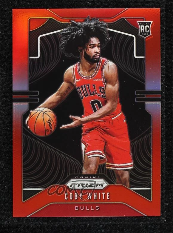 2019-20 Panini Prizm Rookie Red Prizm /299 Coby White #253 Rookie RC