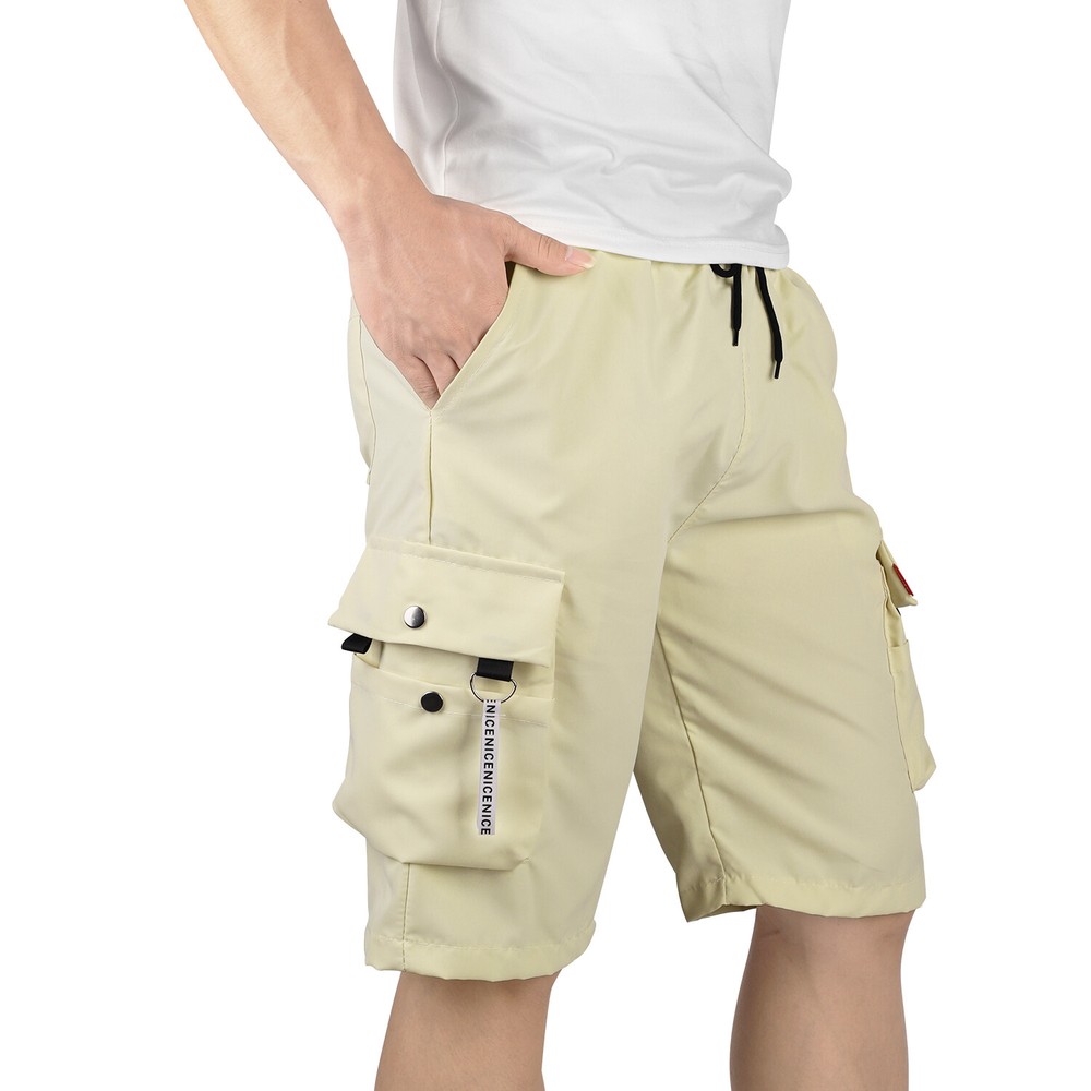 Men's Casual Summer Chino Cargo Shorts with Multi Pockets USA Style