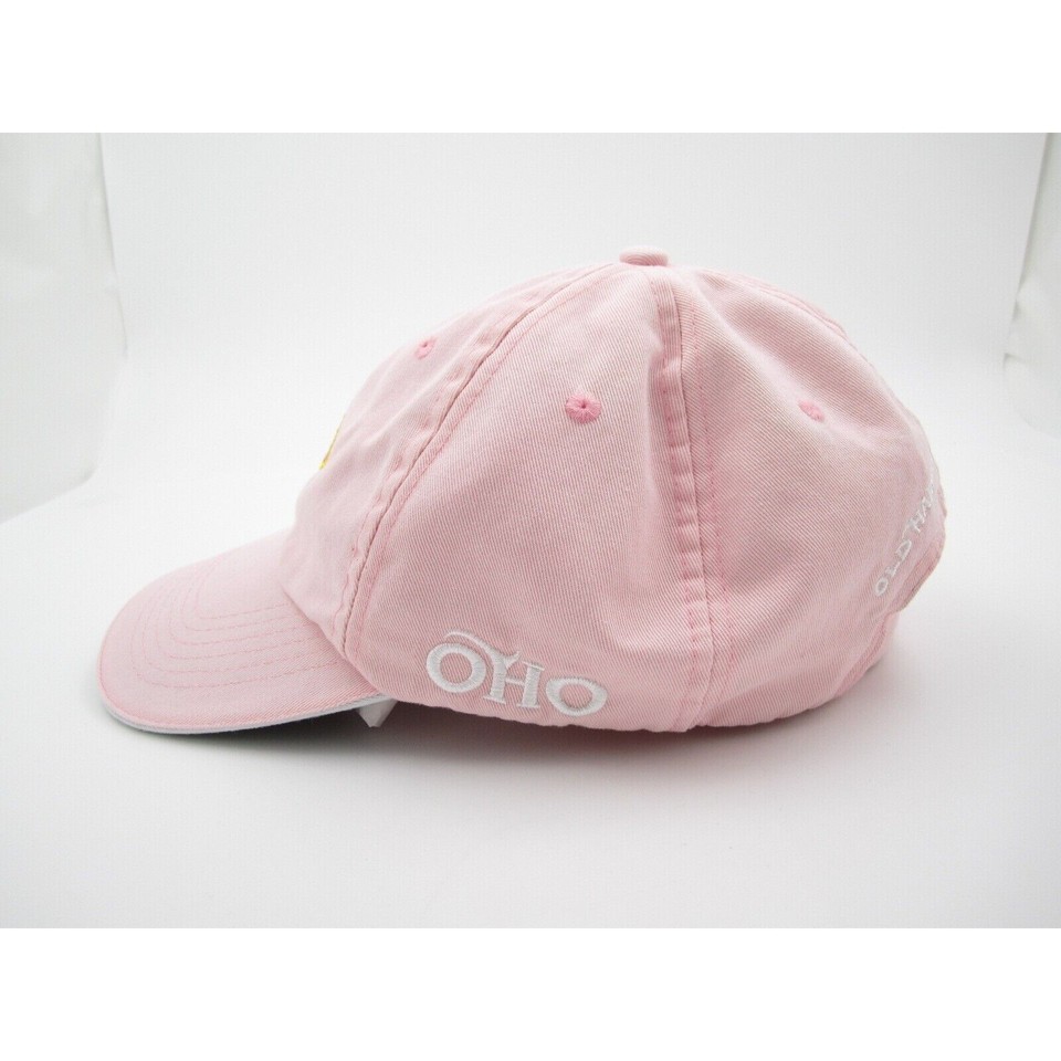 Women Old Harbor Outfitters Cotton Pink Embroidered Shark Baseball Hat