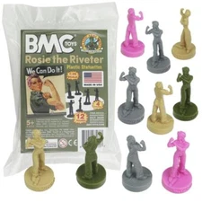 BMC 67033 "ROSIE the RIVETER Plastic Figures" 12pcs 1/32 Plastic Army Men
