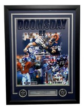 White Jones Dutton Signed 16x20 Photo Framed Cowboys Doomsday Defense PSA DNA