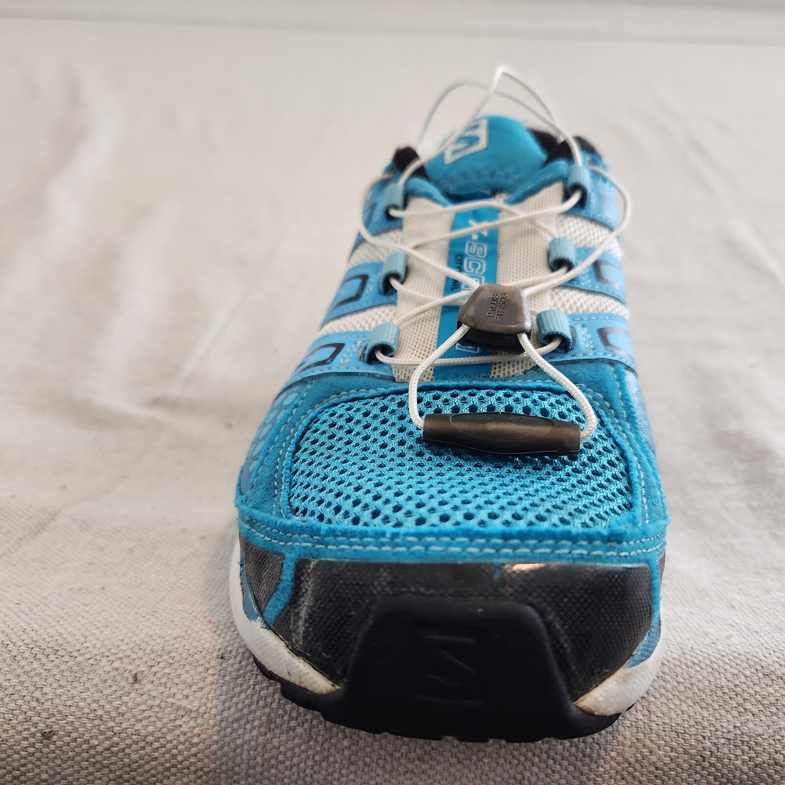 Scarpe da corsa blu Salomon taglia 8 X Scream City Trail alte basse escursionistiche
