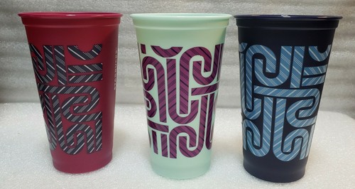 Starbucks Reusable 6 Color Changing Hot Cups Holiday 2020 Zuckerstangen Neu - Bild 7 von 10