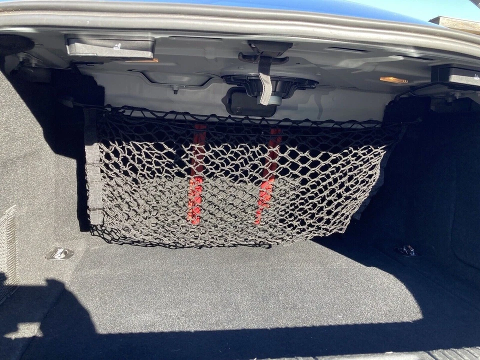 Red de carga de malla estilo sobre vertical para maletero para ALFA ROMEO GIULIA 2017-2024 nueva Foto 4 de 4