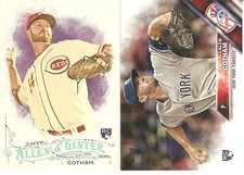 2 DIFFERENT CARD LOT OF CALEB COTHAM 627