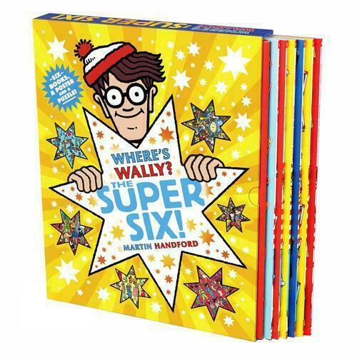 Where's Wally? The Super Six! By Martin Handford 6 Classic Books Collection Set