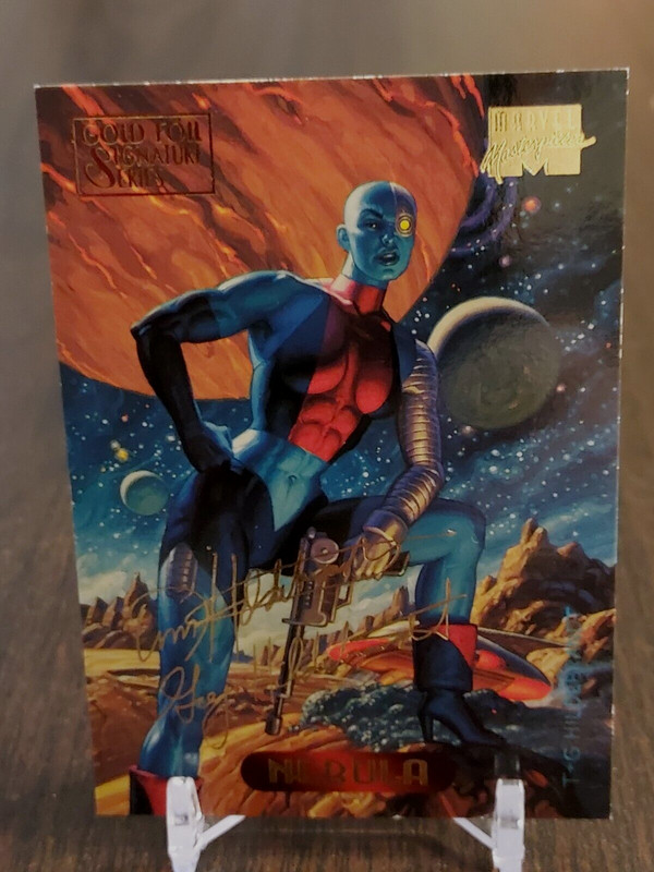 1994 Fleer Marvel Masterpieces Signature Series Gold Foil "NEBULA" #82  Lot of 7