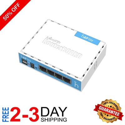 Mikrotik hAP Lite - Reliable 2.4GHz Access Point with USB Adapter Included