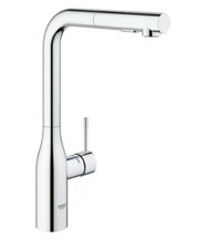 GROHE Essence Single-Handle Pull-Out Kitchen Faucet – Model 30271000 (StarLight