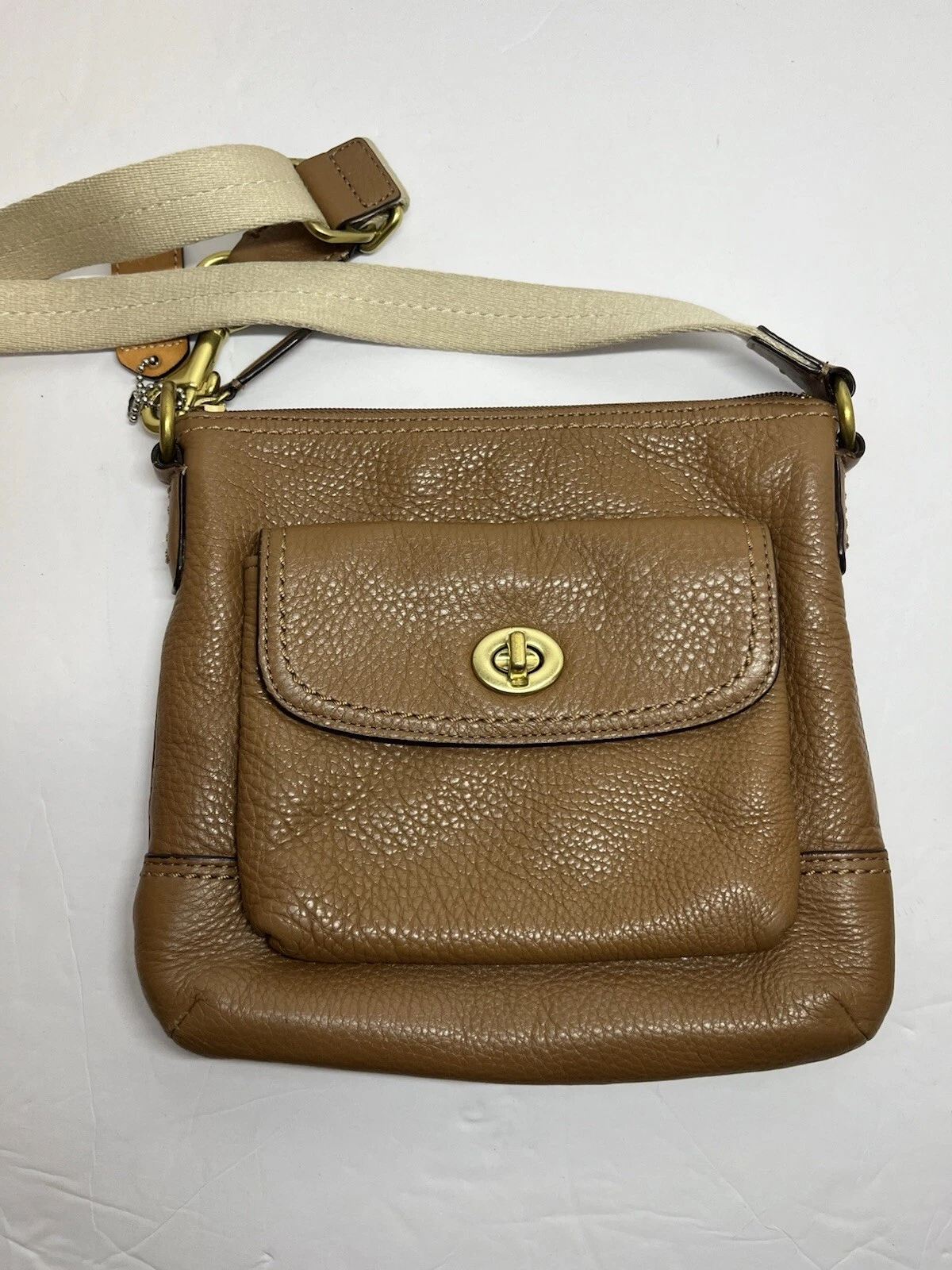 PARK LEATHER SWINGPACK (COACH F49170) OTTONE TAN BRITANNICO