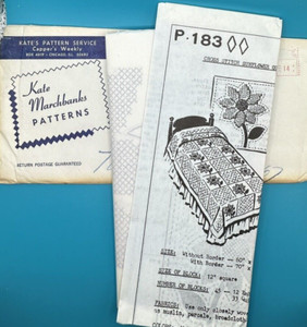 Sunflower Quilt Pattern Embroidery Transfer Cross Stitch Kate Marchbanks VTG 183