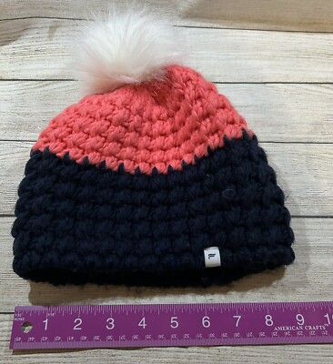 New Fabletics Hat Women Pink The Chunky Knit Beanie Wite Pom Acrylic One Size New Fabletics Hat Women Pink The Chunky Knit Beanie Wite Pom  main image 3