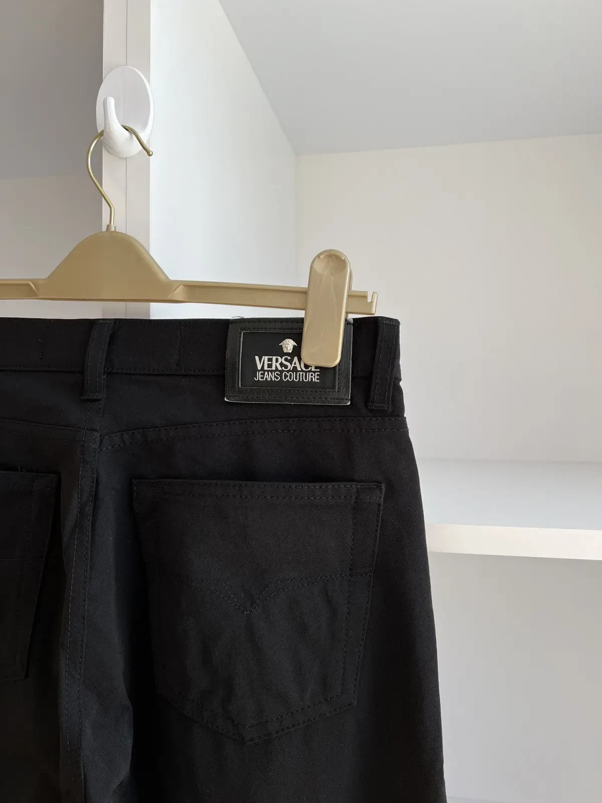 Pantaloni vintage Versace jeans couture neri