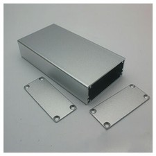 110 57 24mm PCB Enclosure DIY Electronic Case Silver Aluminum Instrument Box