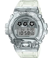 Casio G-Shock Digital Watch Camo Transparent Resin GM-6900SCM-1 / GM6900SCM-1