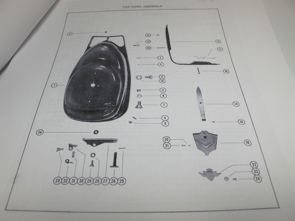 Reproduction Mercury Mark 6 Mark 6A Parts Catalog REPRINT.. | eBay