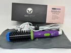 Calista GoGo Mini 2.0 Round Brush Hair Styling Tool 1" Peacock w/Bag READ NEW ED