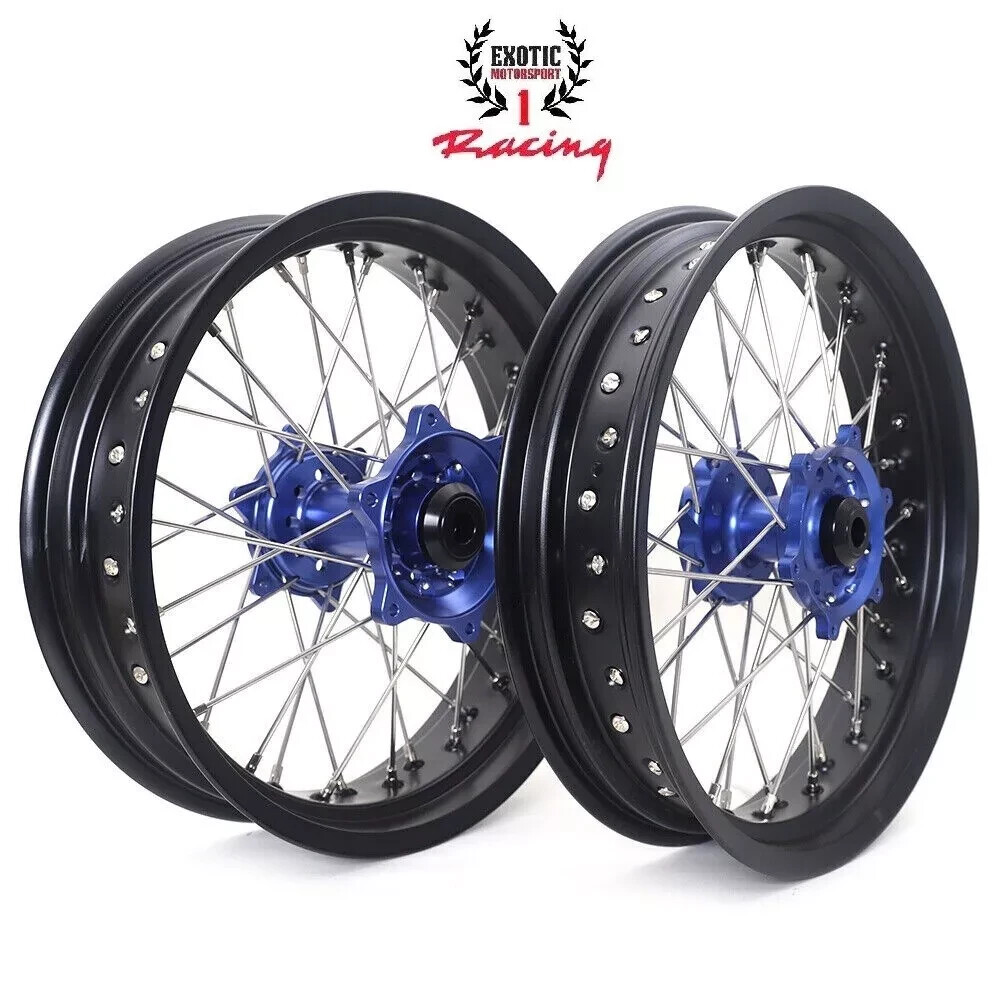 Yamaha WR250F WR450F 2020-2023 YZ250FX YZ450FX 2016-2023 CNC Supermoto Wheels