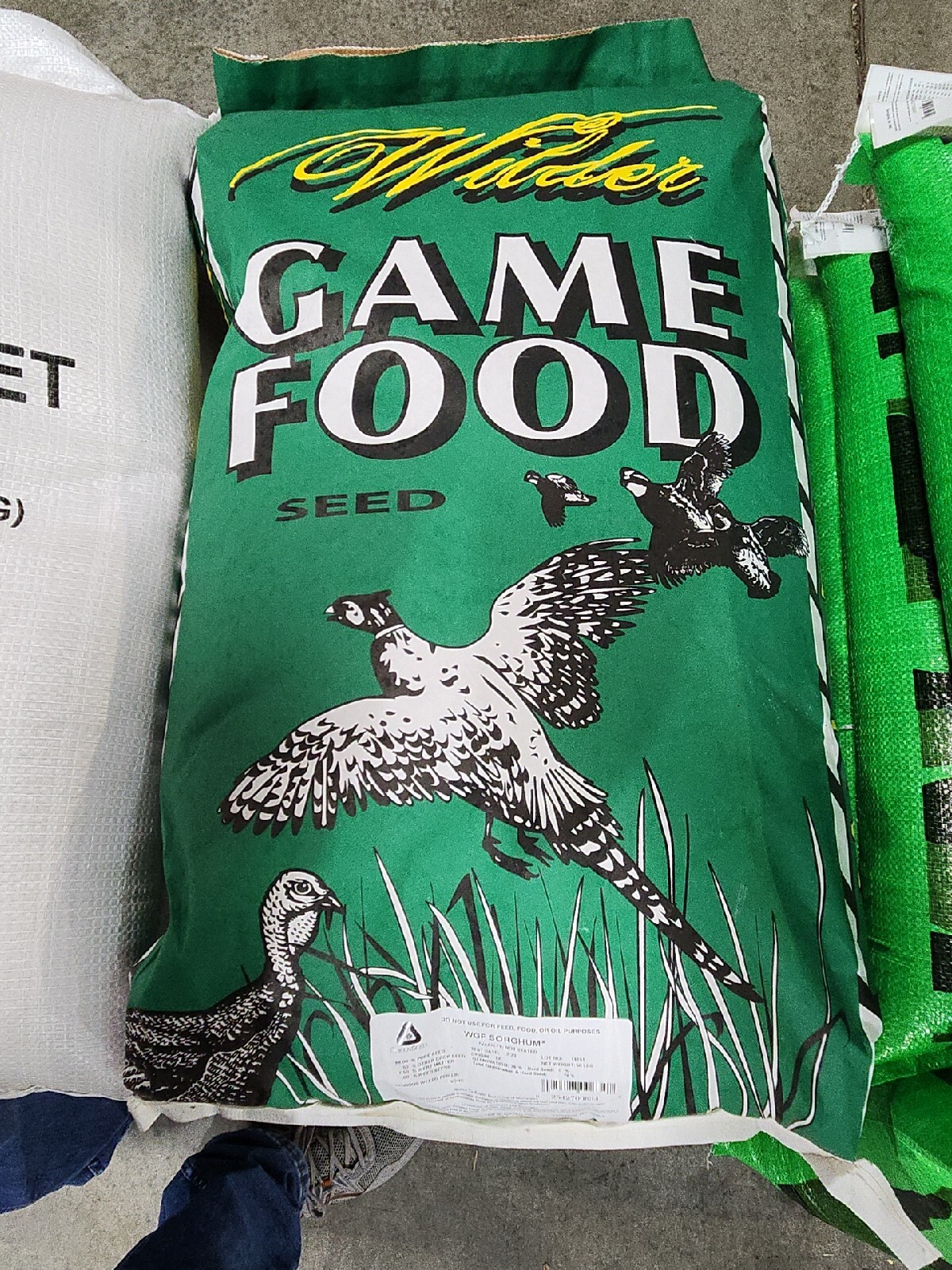 50lbs WILD GAME FOOD Forage Food Plot Seed for Deer Turkeys
