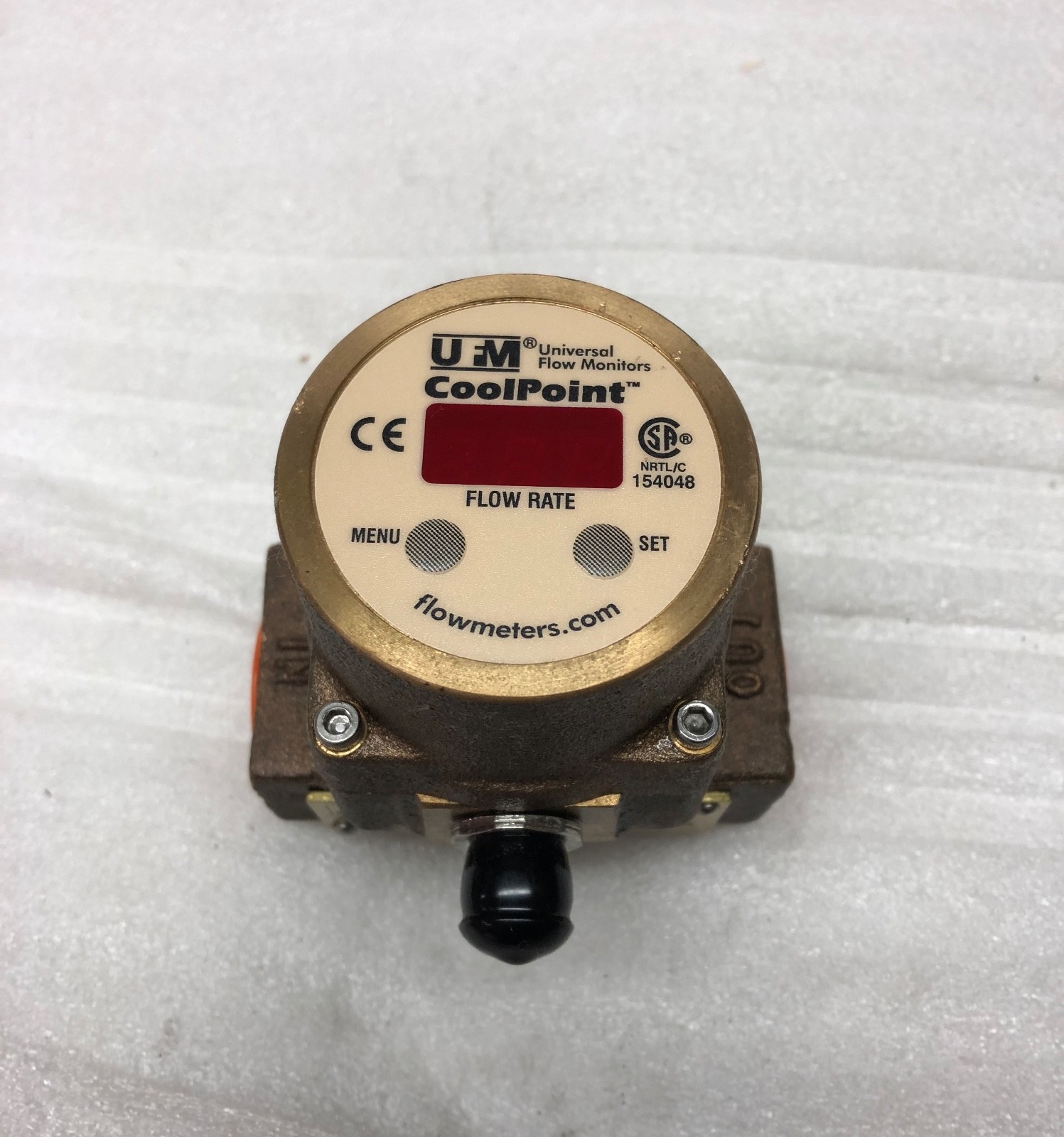 UFM UNIVERSAL FLOW MONITORS CP6-N5F2 FLOWMETER 3/4