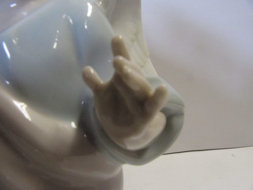 L@@K! EINGESTELLT LLADRO 5495 LG. ENGELCHOR 3 GEFLÜGELTE ENGEL SINGEND PORZELLAN - Bild 12 von 21