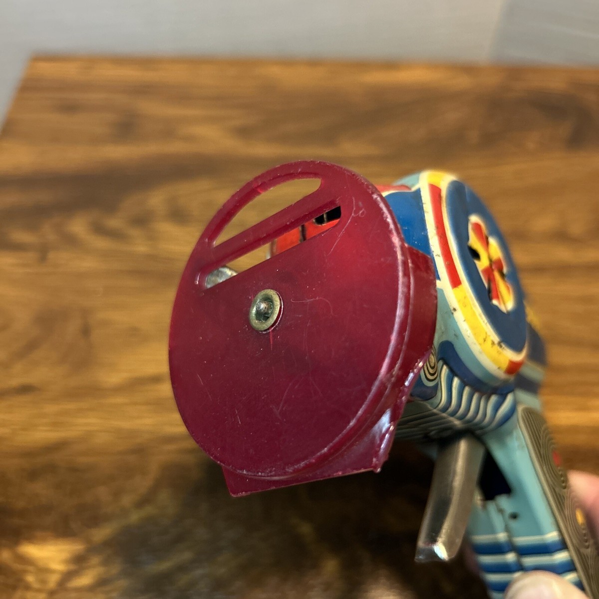 Pistolet à Bulles En Tôle à Friction - Daiya Japon 1960's - Vintage