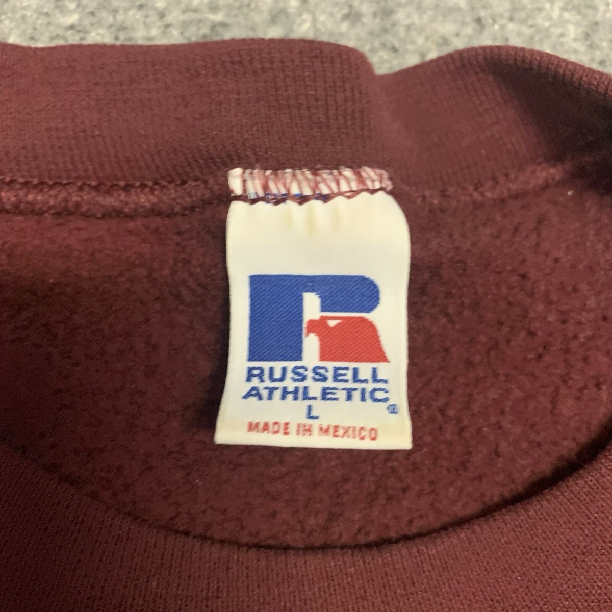 Vtg Russell Athletic Made In Mexico Sweatshirt Mens L Pullover 