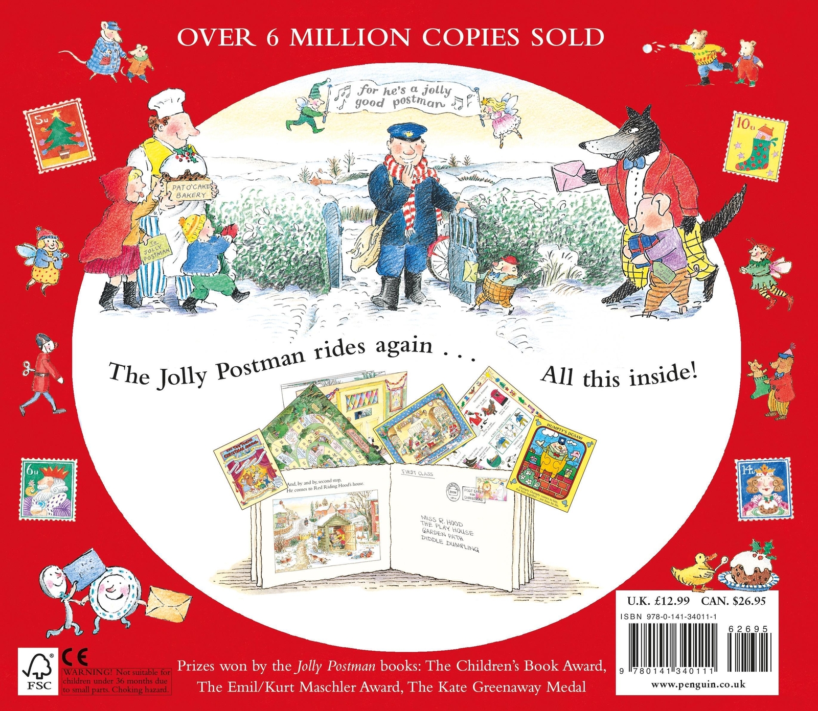 Thumbnail - The Jolly Christmas Postman | Janet Ahlberg (u. A.) | Englisch | Buch