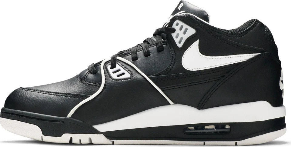 [CU4833-015] Mens Nike AIR FLIGHT 89 'BLACK WHITE (2019)' - Image 3 of 4
