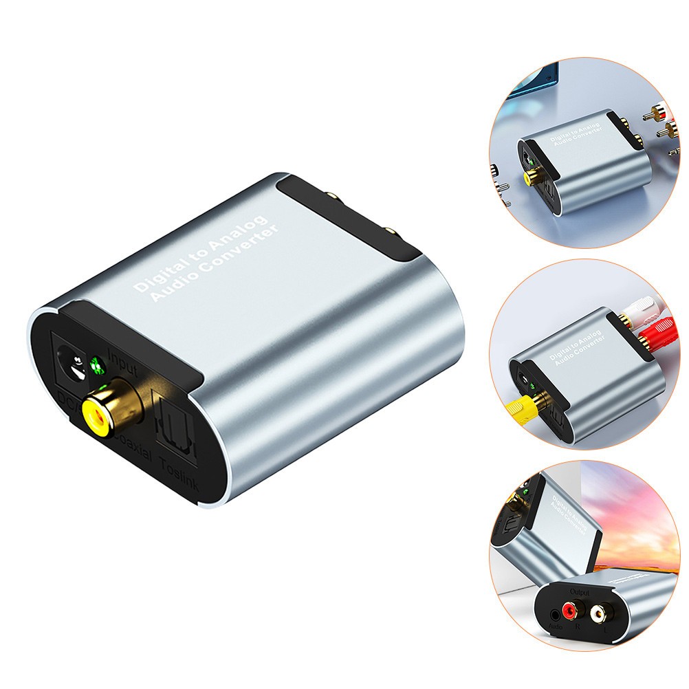 Convenient Fiber Optic Audio Converter Digital to Analog Optical