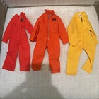 Vintage Hasbro 12” GI JOE 1960’s - 70’s Jumpsuit Clothes Lot - Adventure Team