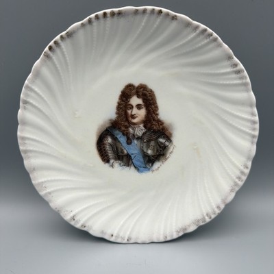 Vintage   Victoria Carlsbad Austria   Porcelain Philippe d Orleans Plate   7''