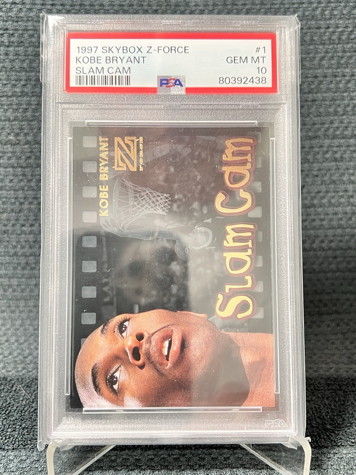 Kobe Bryant 1997 SkyBox Z-Force #1SC Slam Cam Price Guide Kobe Bryant 1997 SkyBox Z-Force #1SC Slam Cam Price Guide