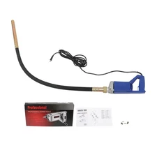 1500W Portable Electric Concrete Vibrator Cement Concrete Construction Tool Blue