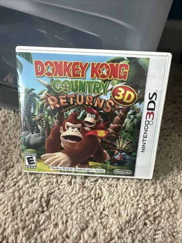 Donkey Kong Country Returns 3D: Nintendo Selects (3DS, 2016) Game And Case
