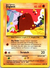 Diglett Common Team Rocket Unlimited 52/82 LP