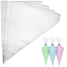Piping Bags,100pcs 12 Inch Anti Burst Disposable Cake Decorating M, WHIE