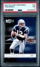 2001 Playoff Preferred #33 Tom Brady PSA 7 NM HOF  2nd Year