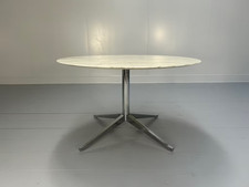 TAVOLO DA PRANZO KNOLL STUDIO “FLORENCE KNOLL” ROTONDO – MARMO “CARRARA” - PREZZO CONSIGLIATO £7900