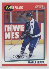 1991-92 Score Canadian Mike Foligno #248 5qd