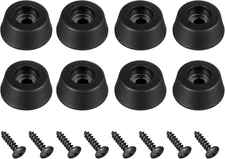 8Pcs Heavy-Duty Rubber Feet 0.98” W X 0.47” H for Subwoofers, Amps, Furniture
