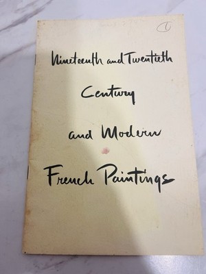 Vintage 1958 Findlay Galleries French Paintings Catalog Renoir Monet Gauguin