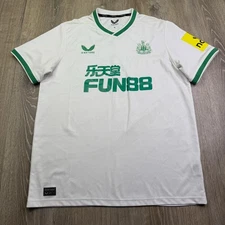 Castore Mens White Newcastle United Better Never Stop Football Shirt Size XL