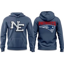 2025 Patriots Rivalry Nor Easter Storm Blue 3D Hoodie