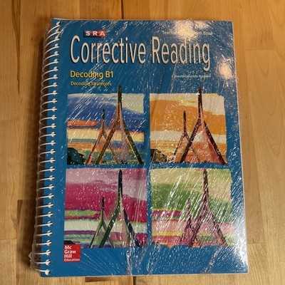McGraw-Hill SRA Corrective Reading- Decoding B1- 2 Book Set-Teacher Presentation