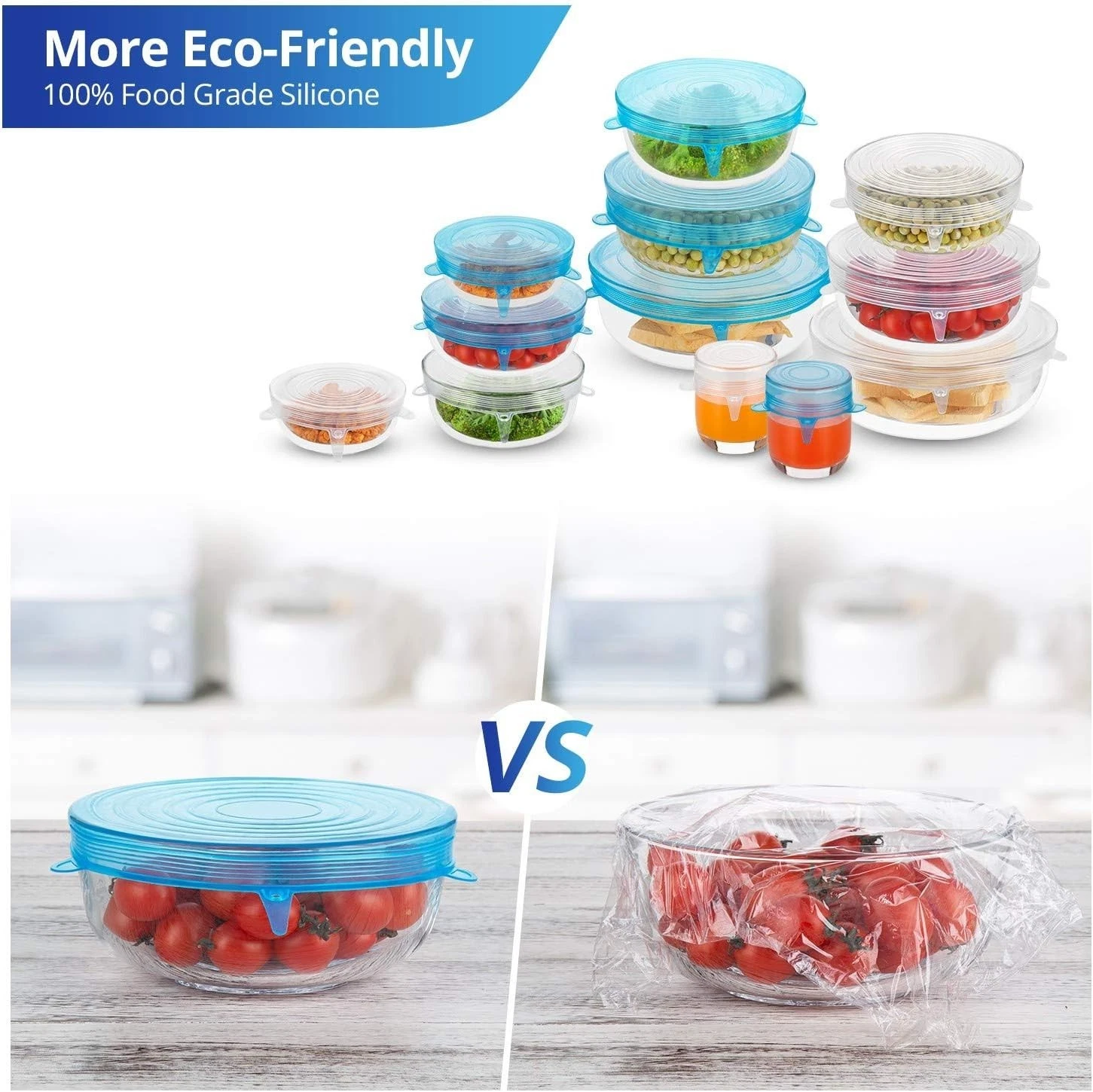 Silicone Stretch Lids - Thumbnail 5