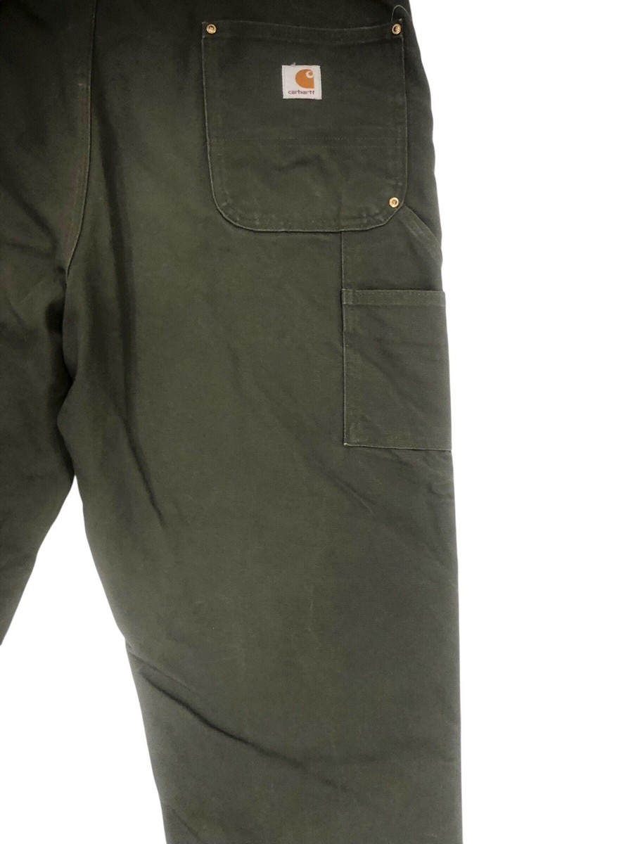 Carhartt Double Knee Pants Men's W40 x L30 B01 MOS Duck Canvas