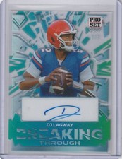 DJ LAGWAY 2024 PRO SET PURE BREAKING THROUGH ACETATE AUTO # 7/7 SP GATORS